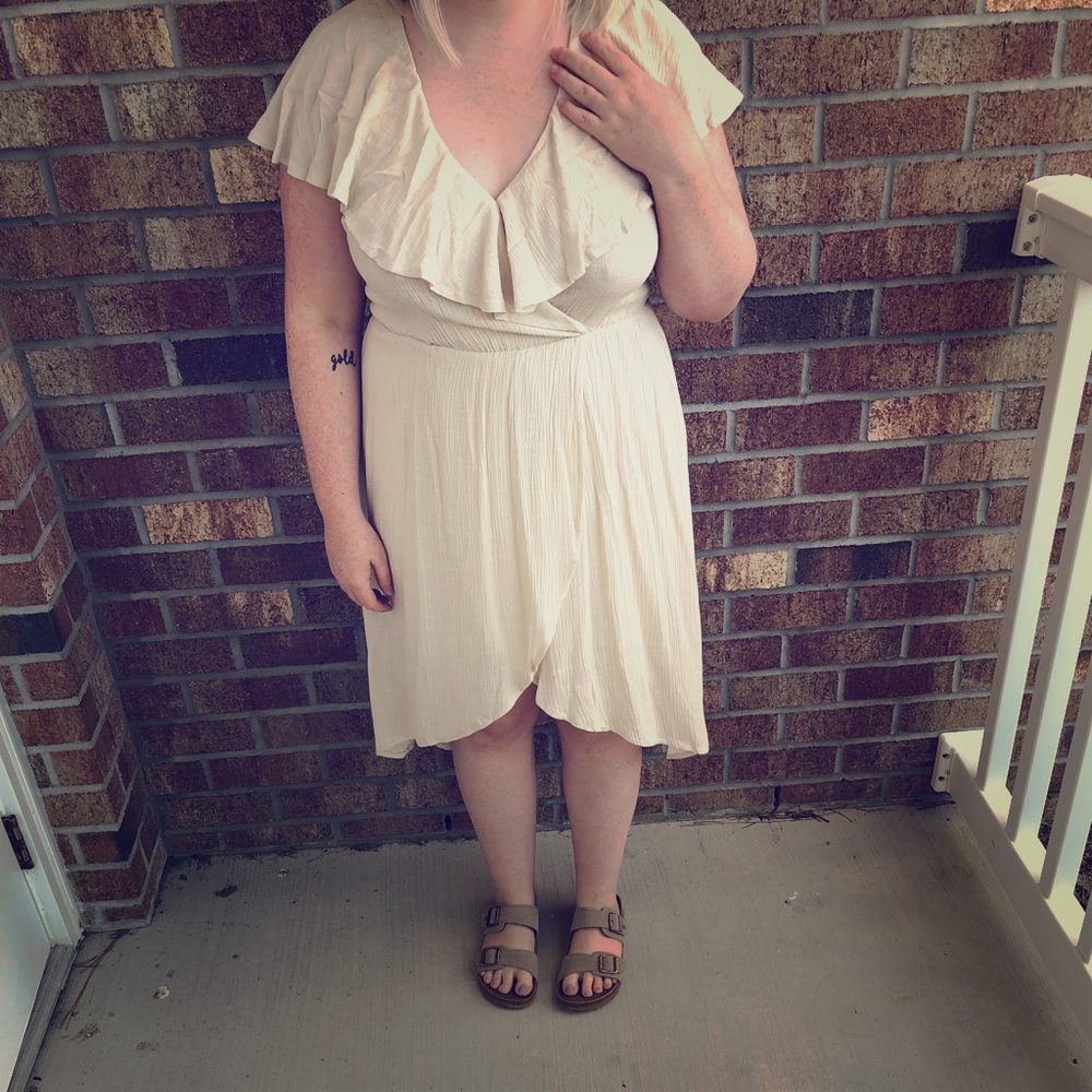 High Low Ruffle Dress